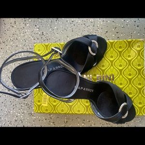 Caparros black high heel shoes